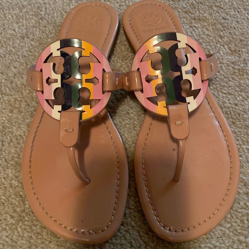 Tory Burch Miller Sandals. Size 8.5. Excellent condition.
